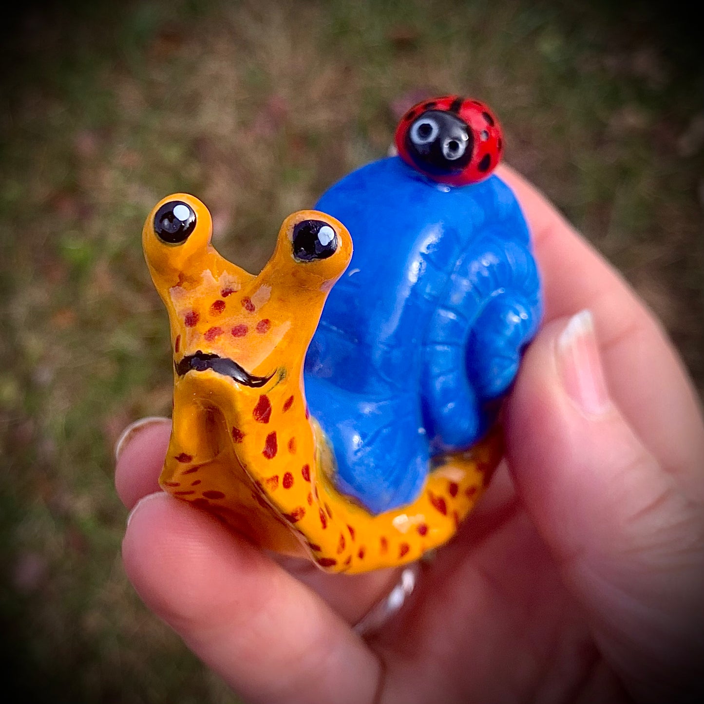 Snails with Ladybug