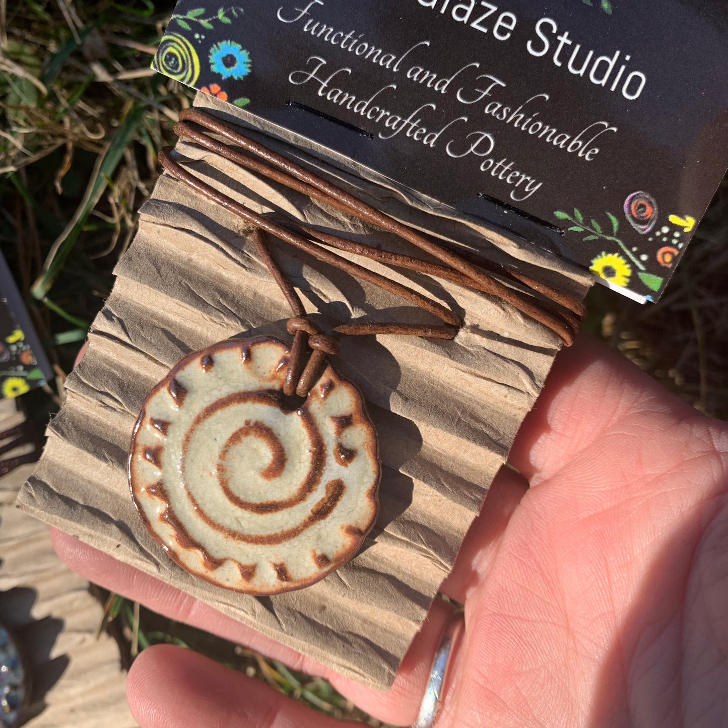 Spiral Pendant Necklace