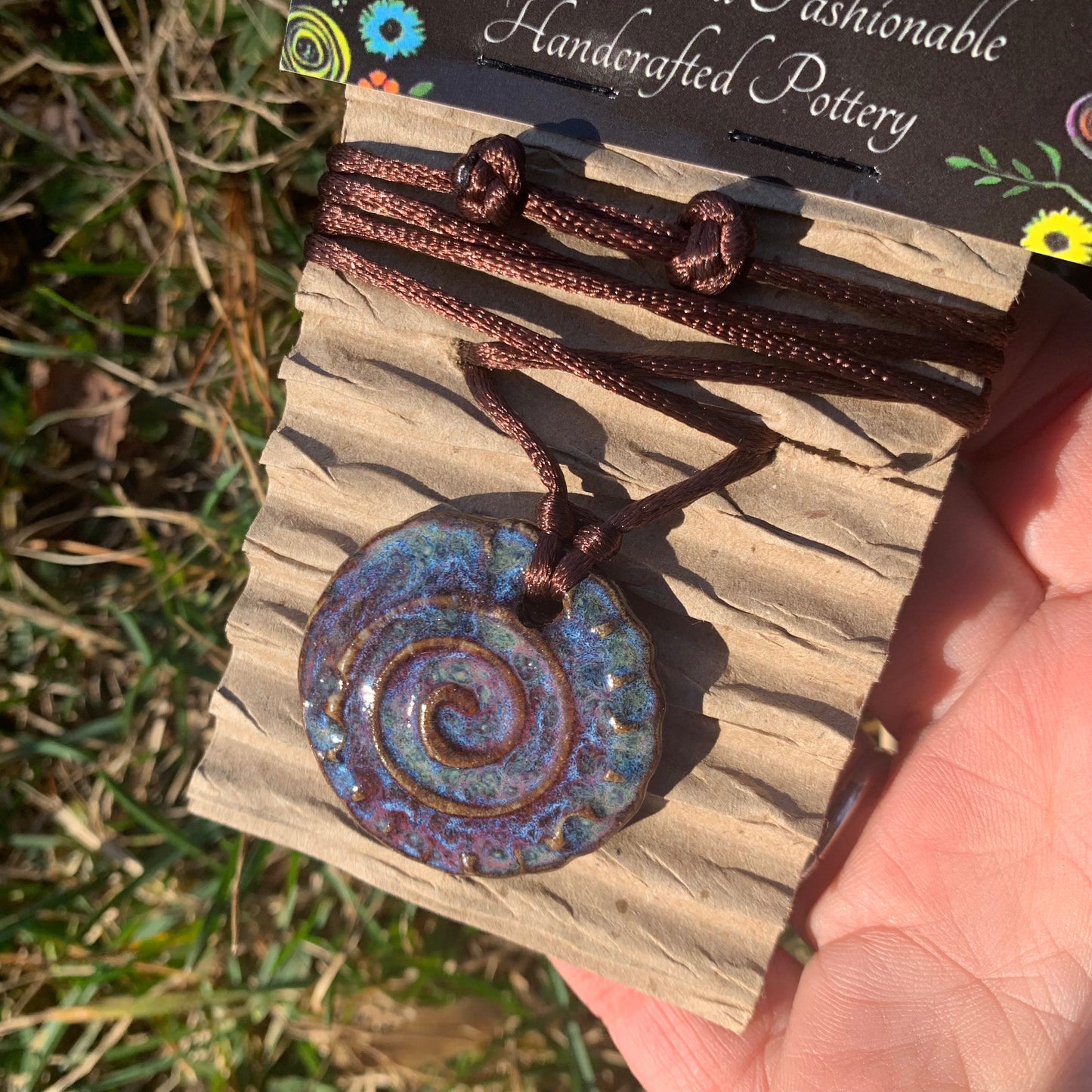 Spiral Pendant Necklace