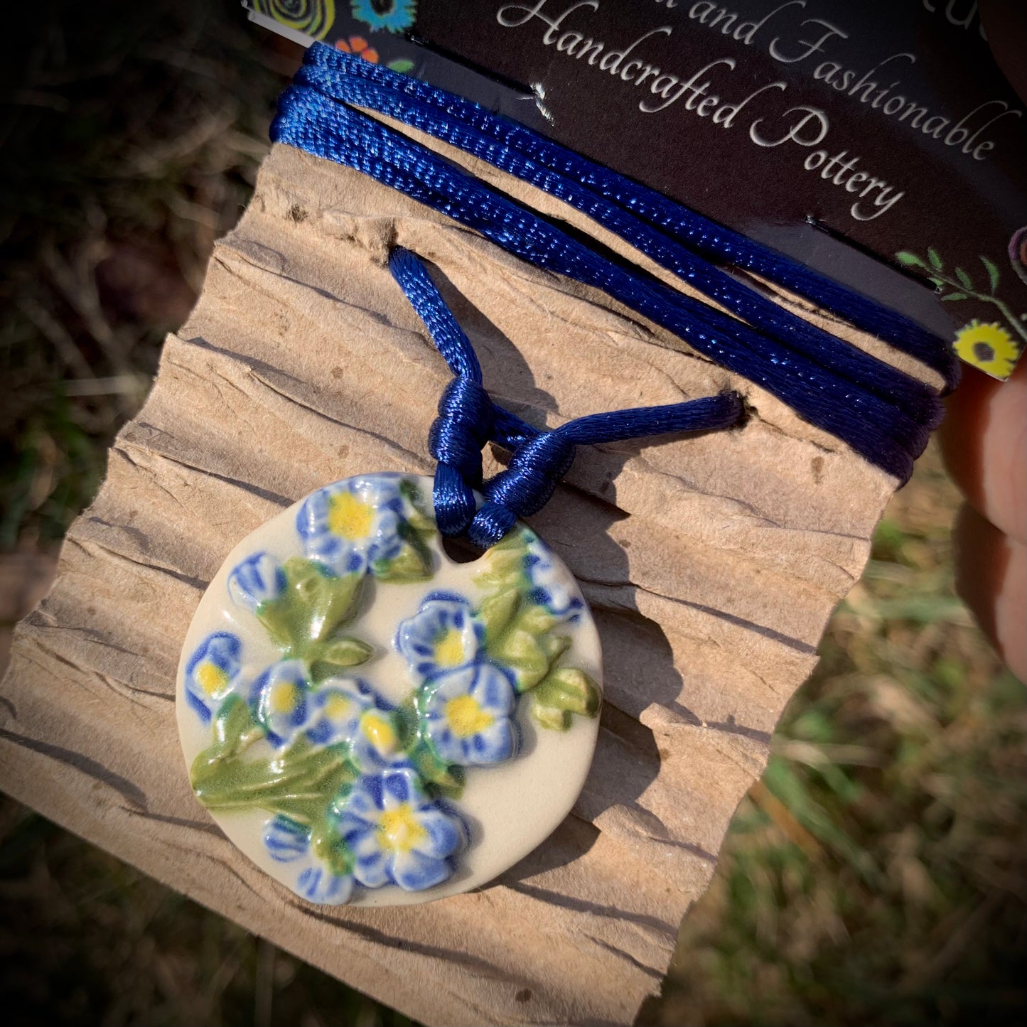 Forget-Me-Not Flower Necklace or Earrings