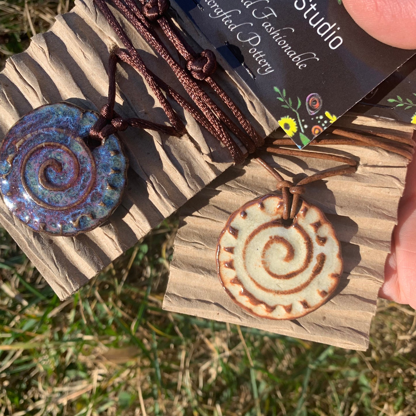 Spiral Pendant Necklace
