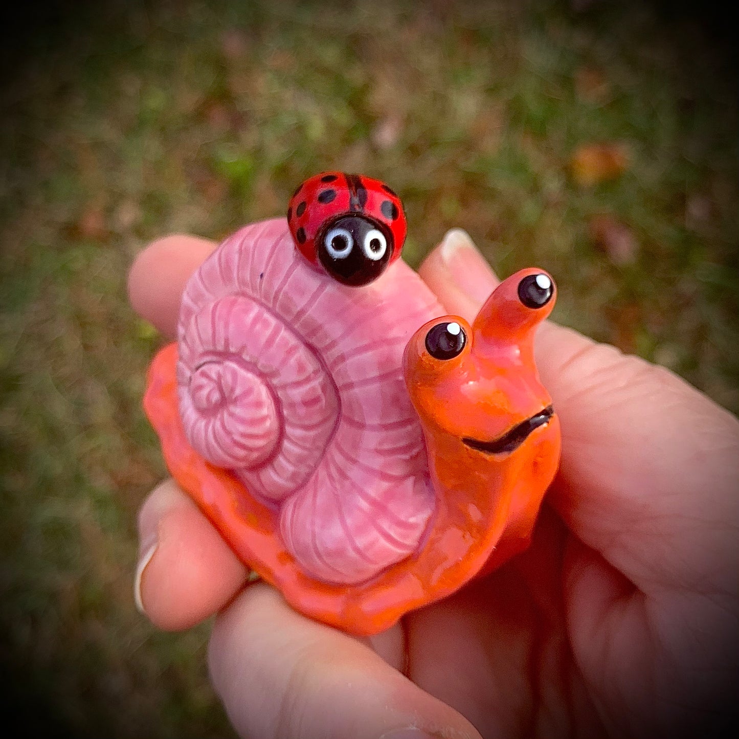 Snails with Ladybug