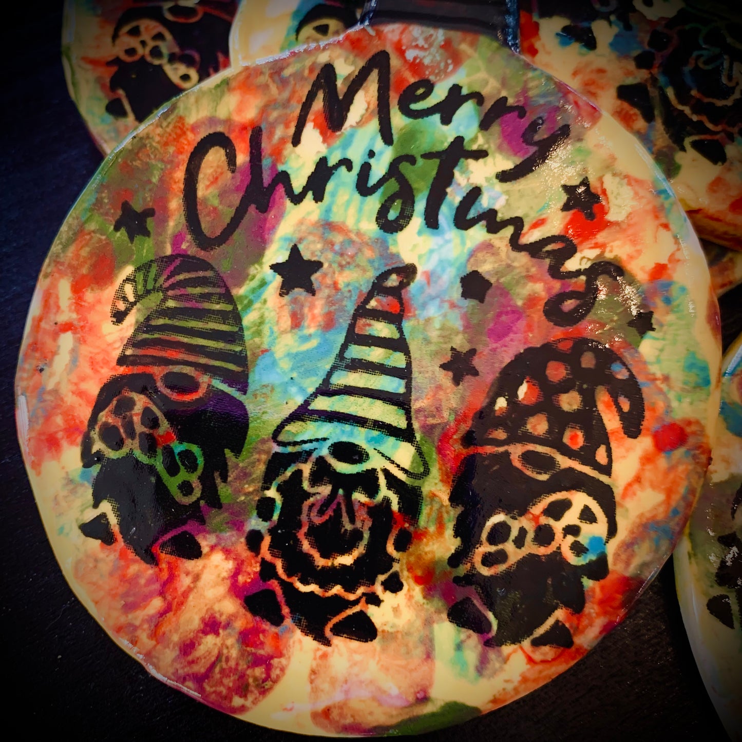 Gnome holiday ornaments
