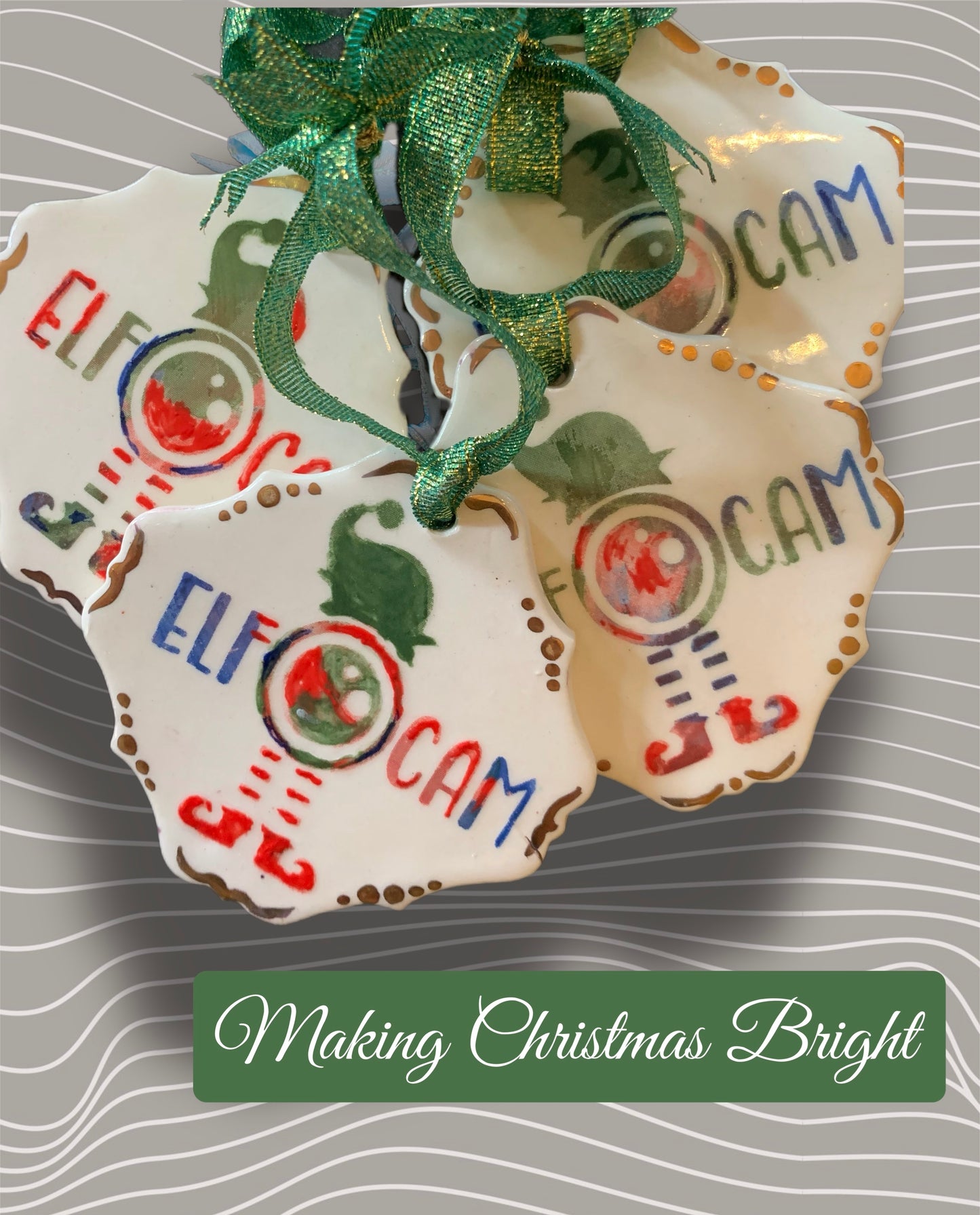 Santa’s Team Ornaments