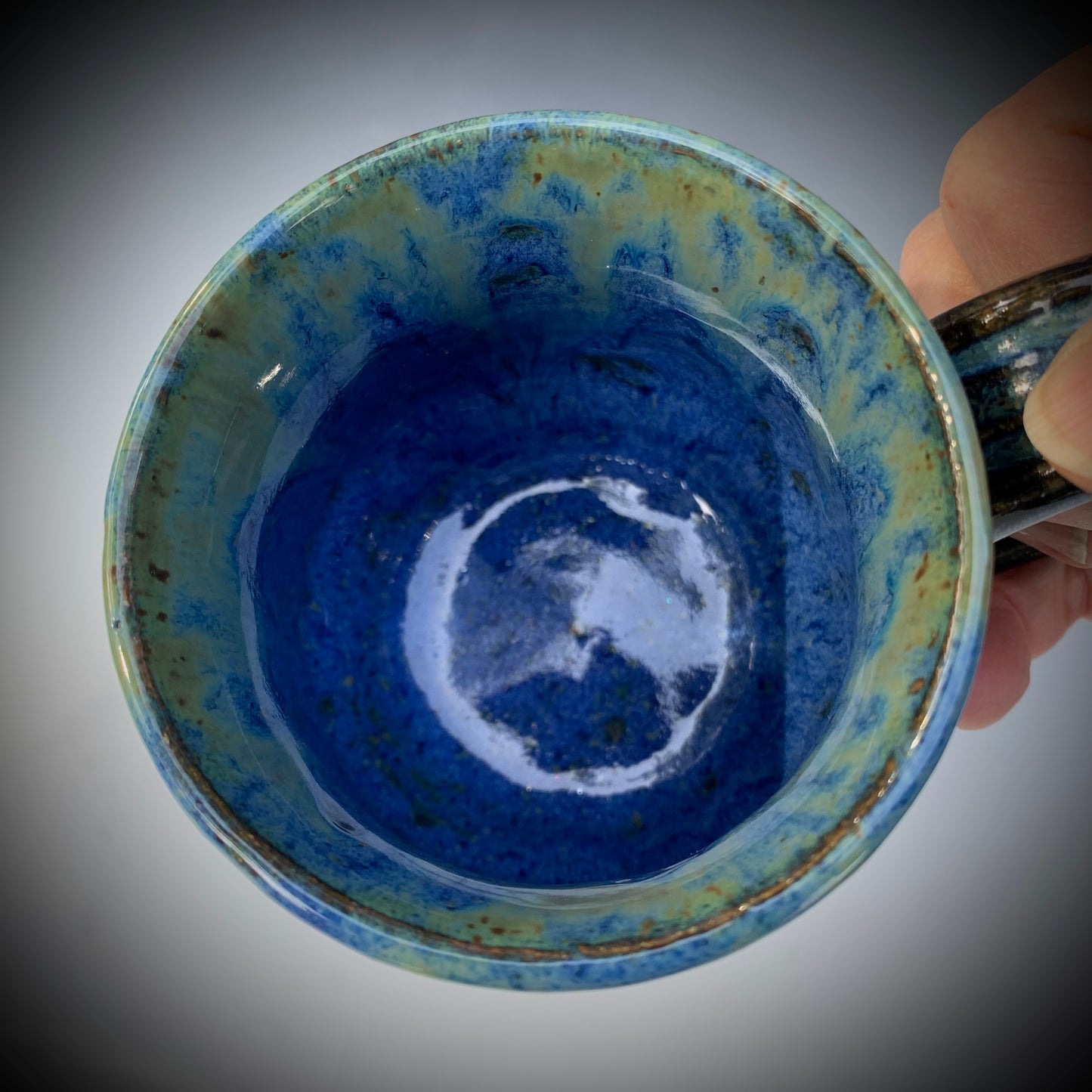 Nebula Glazed Wheel Thrown Mug