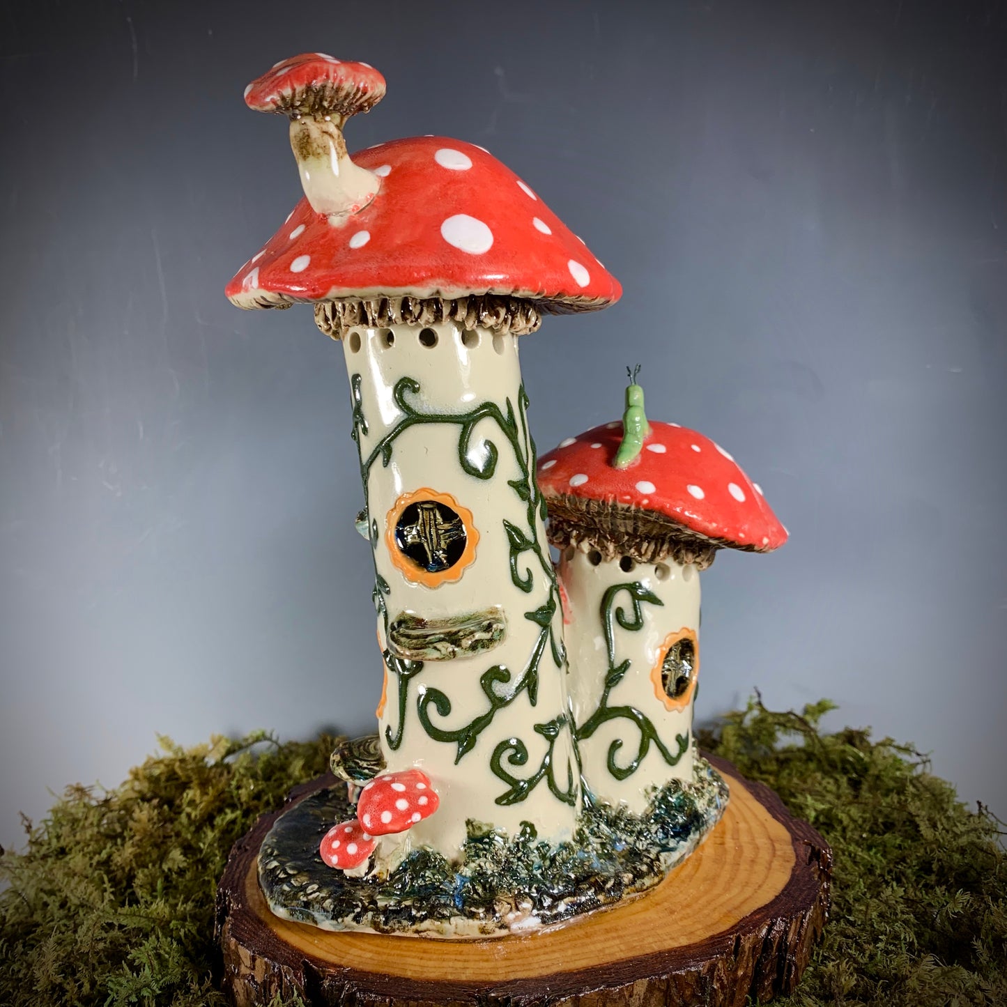 Large Mushroom Fairy House