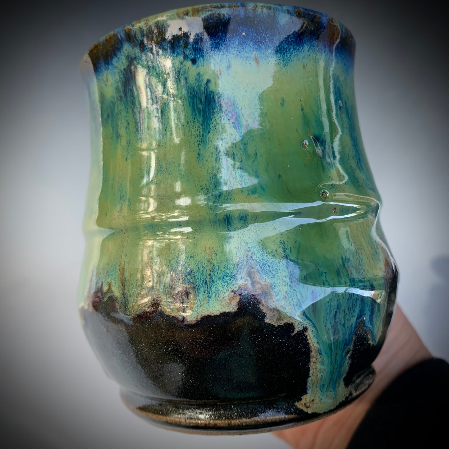 Nebula Glazed Wheel Thrown Mug