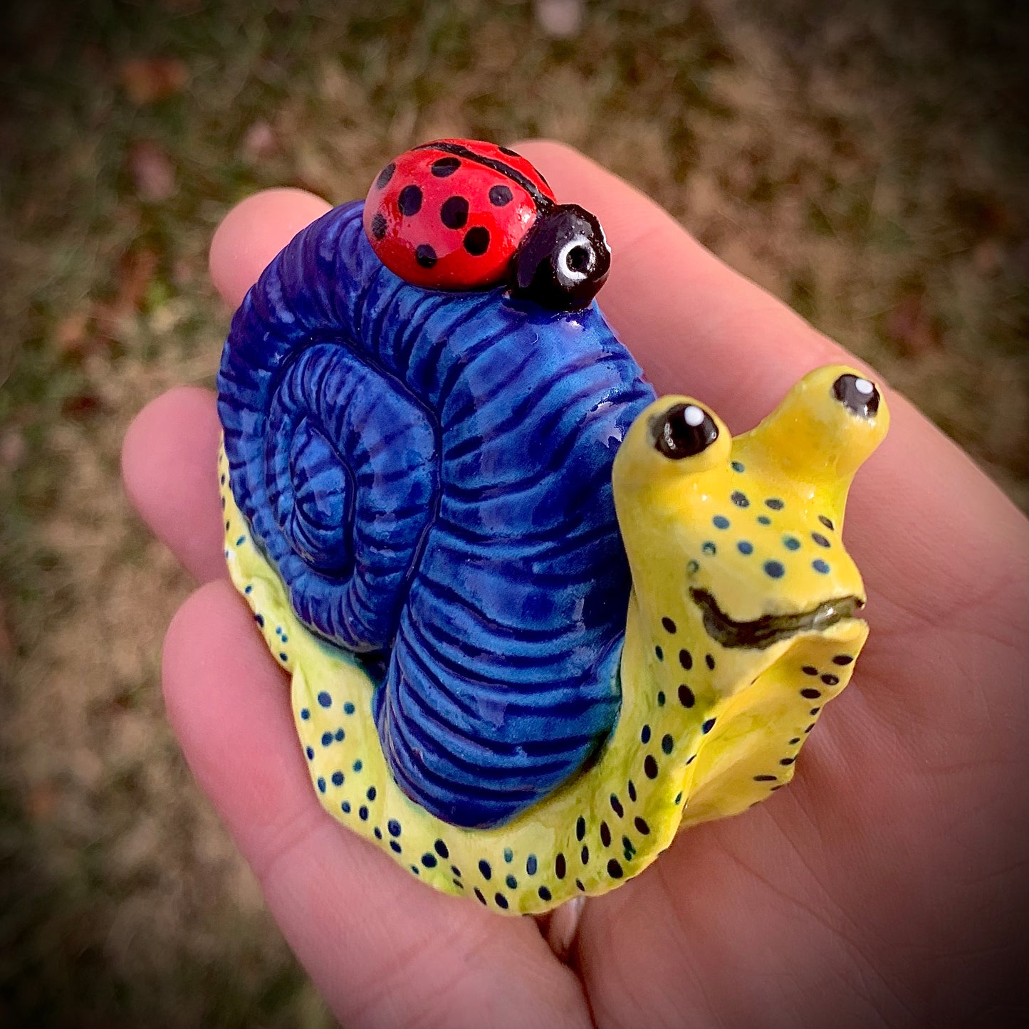 Snails with Ladybug
