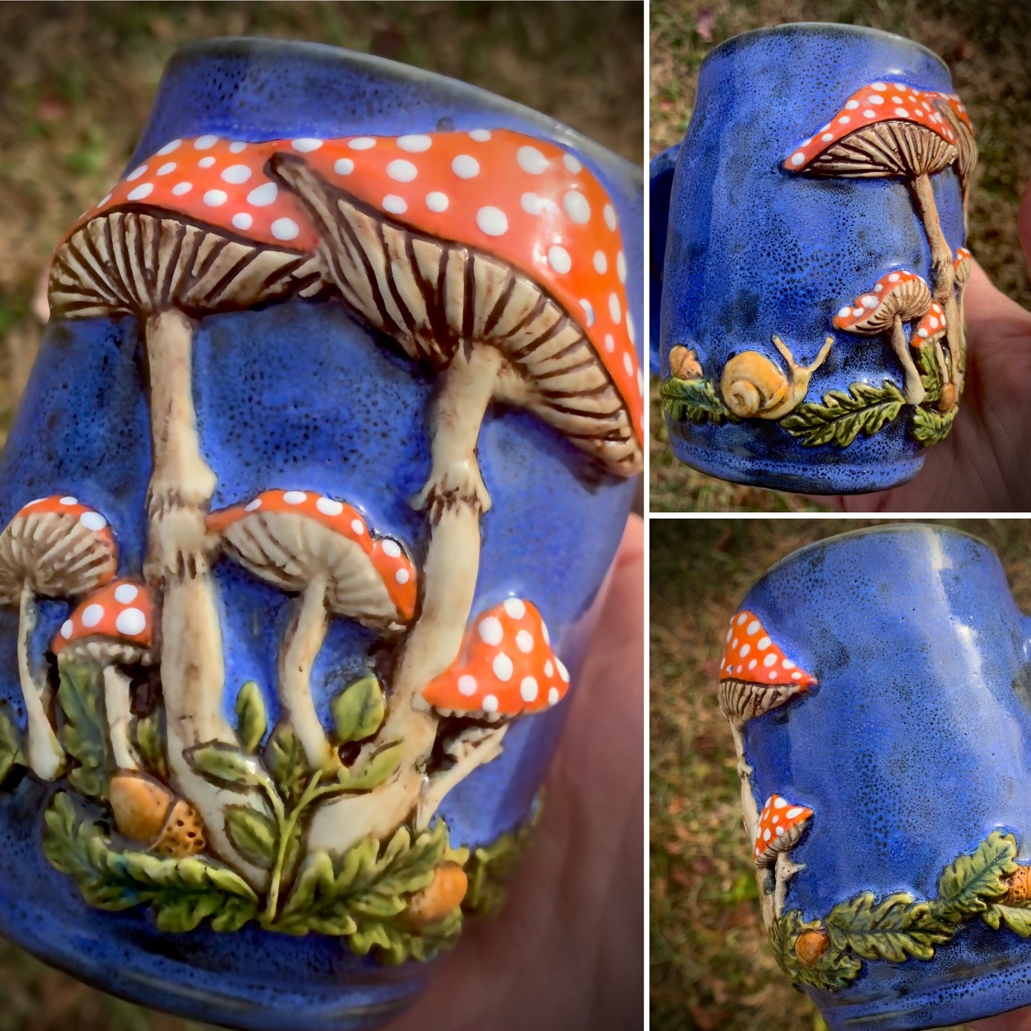 Sculptural Mushroom Mug