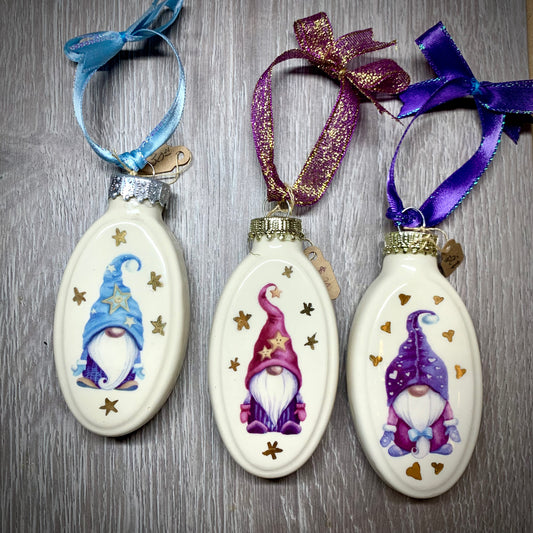 3D Gnome holiday ornaments