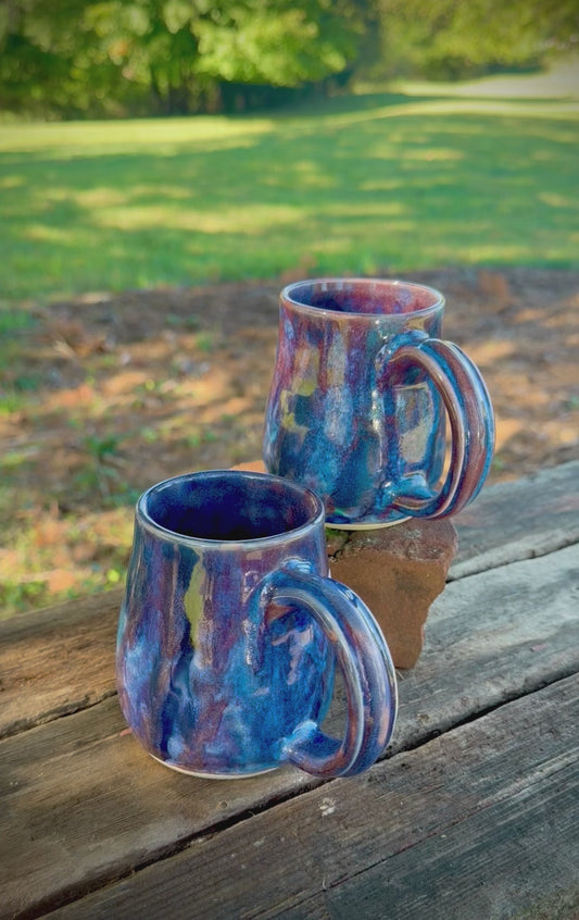 Cosmic Vibes Wheel Thrown Mug