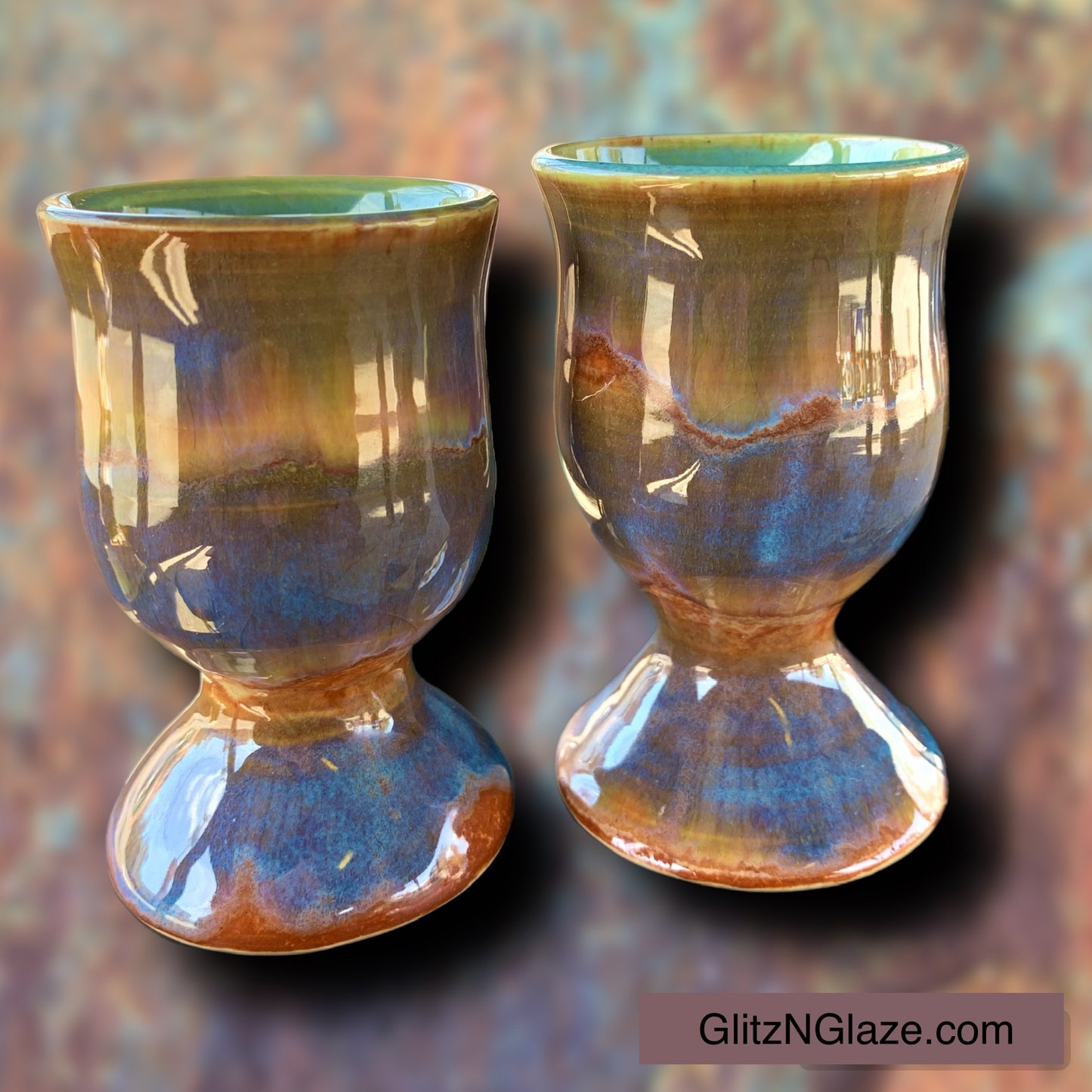 Cordial Stem Goblet Shot Glass Set of Two